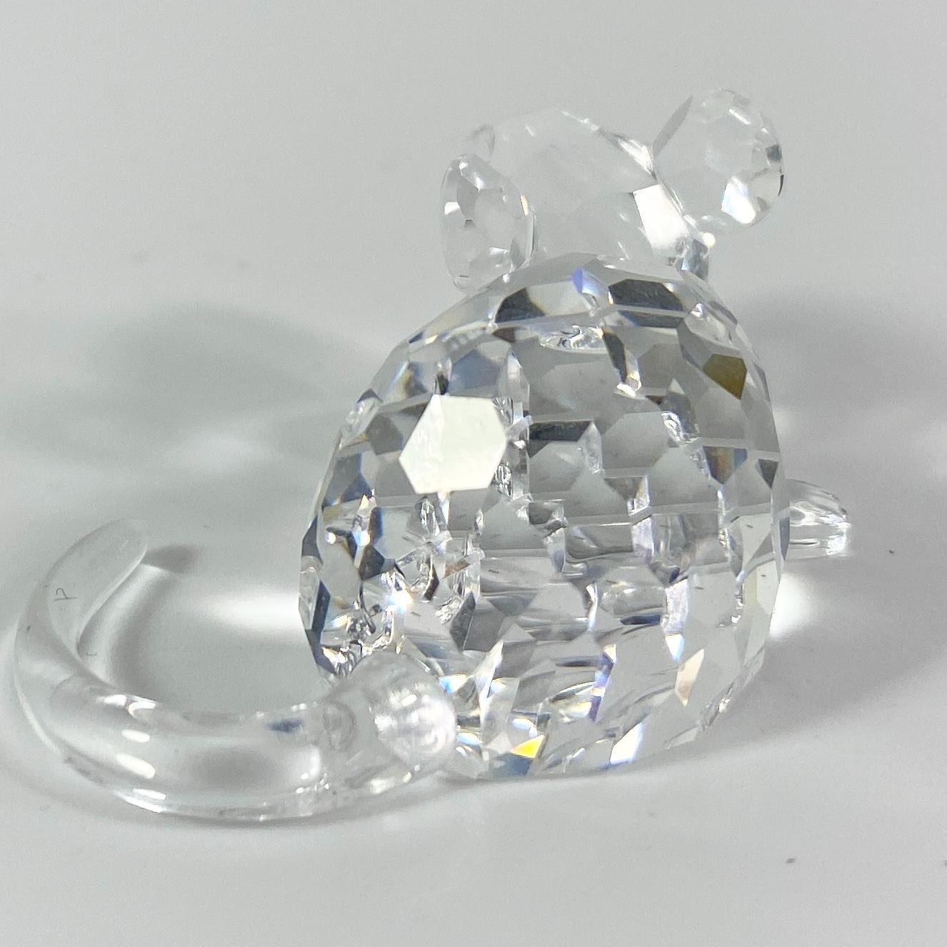 Extremely RARE !! Swarovski Silver Crystal Chinese Zodiac Rat Figurine w/ Box