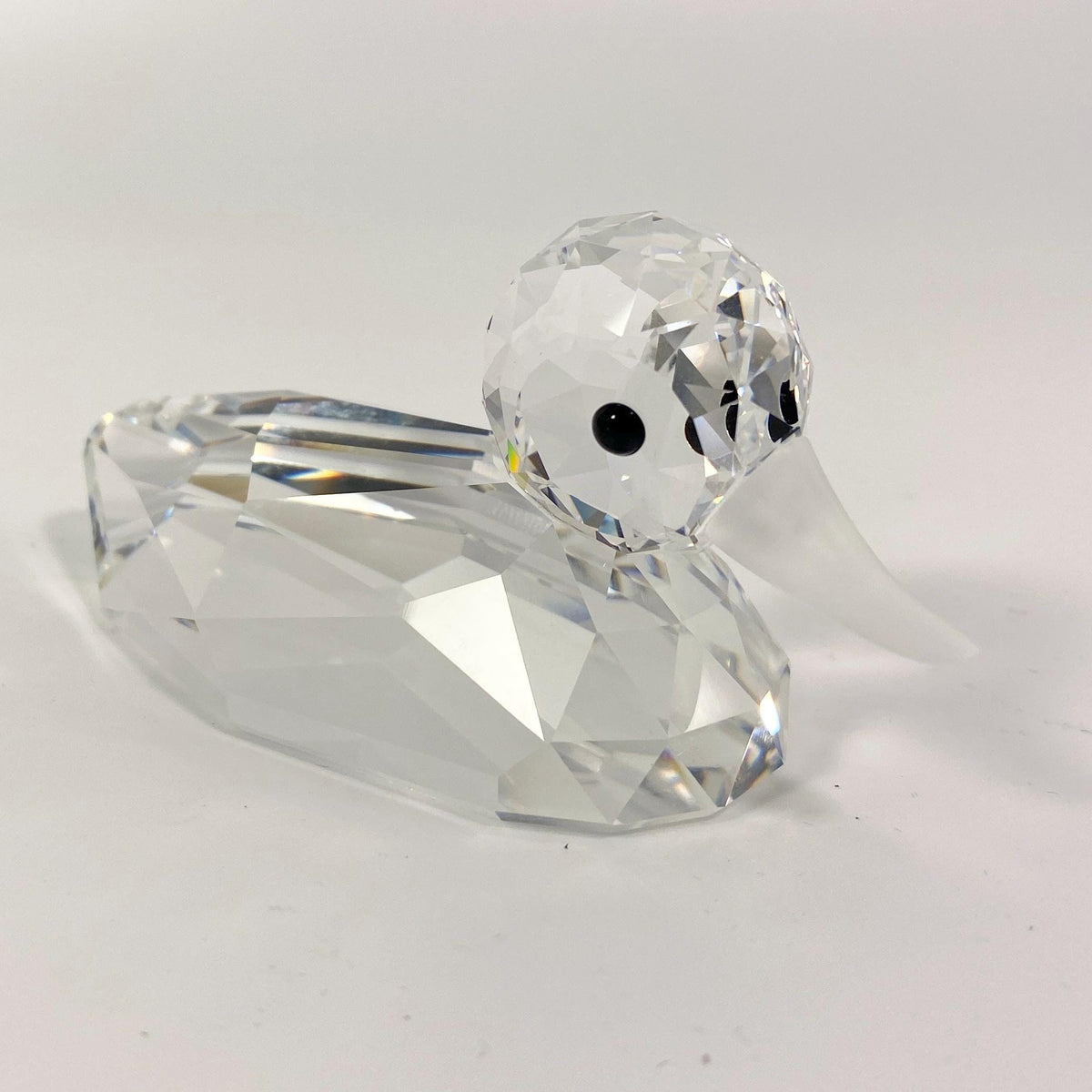 Retired Swarovski Silver Crystal Mallard Large Duck 7647 Original Box MINT