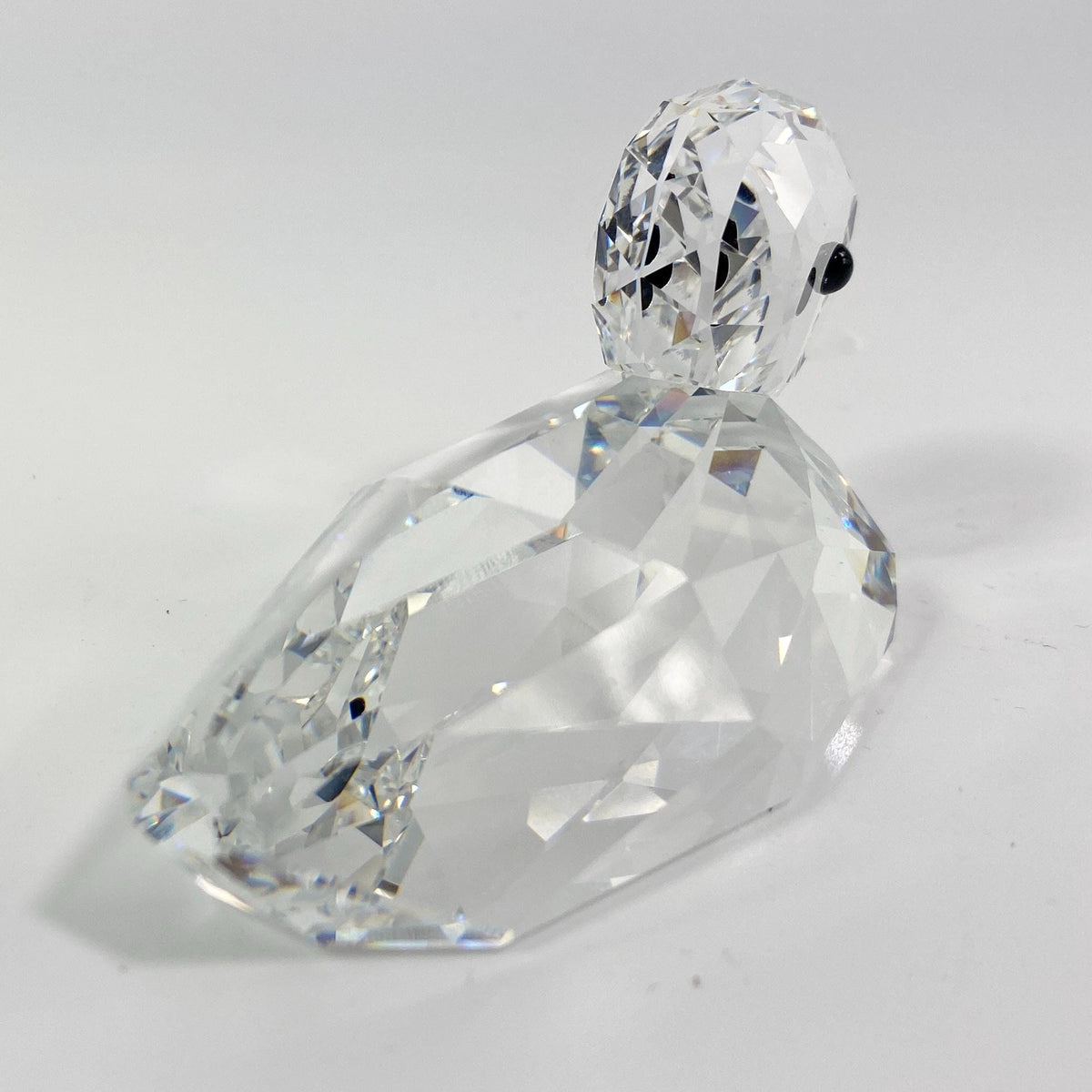 Retired Swarovski Silver Crystal Mallard Large Duck 7647 Original Box MINT
