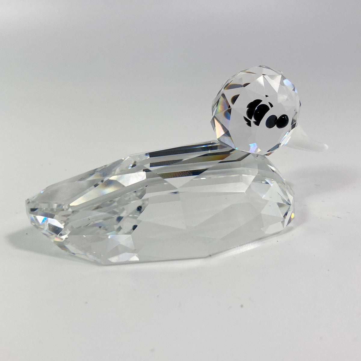 Retired Swarovski Silver Crystal Mallard Large Duck 7647 Original Box MINT