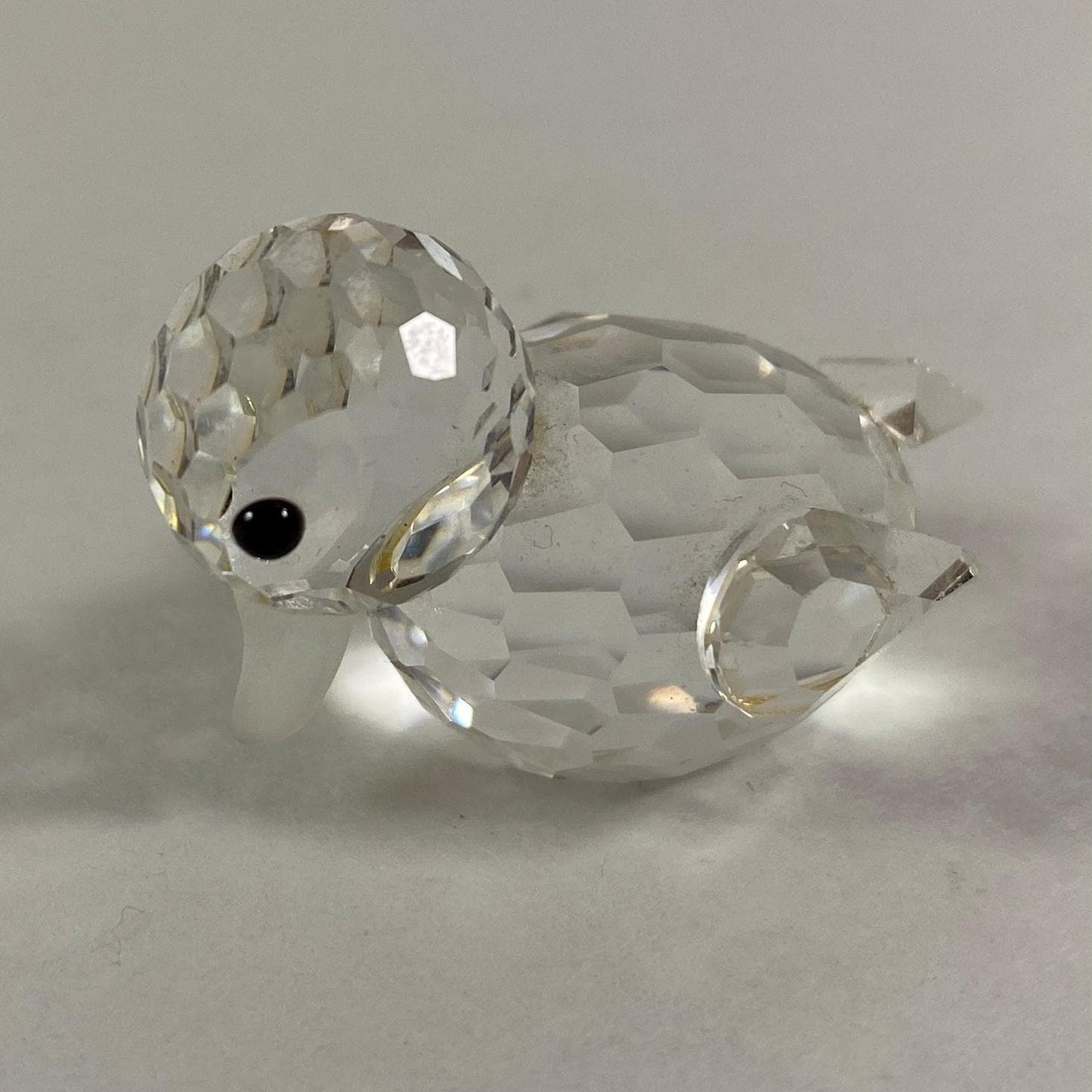 Swarovski Crystal Duck Figurine Mini Quacking Duckling  7660 NR 040 000 with Box