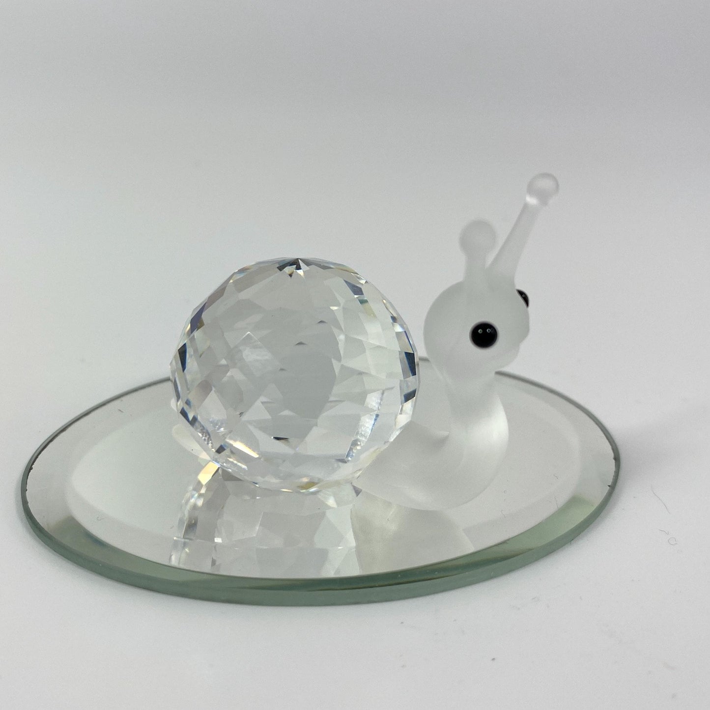 Swarovski  Crystal Smiling Snail with Original Box, Mirror and COA