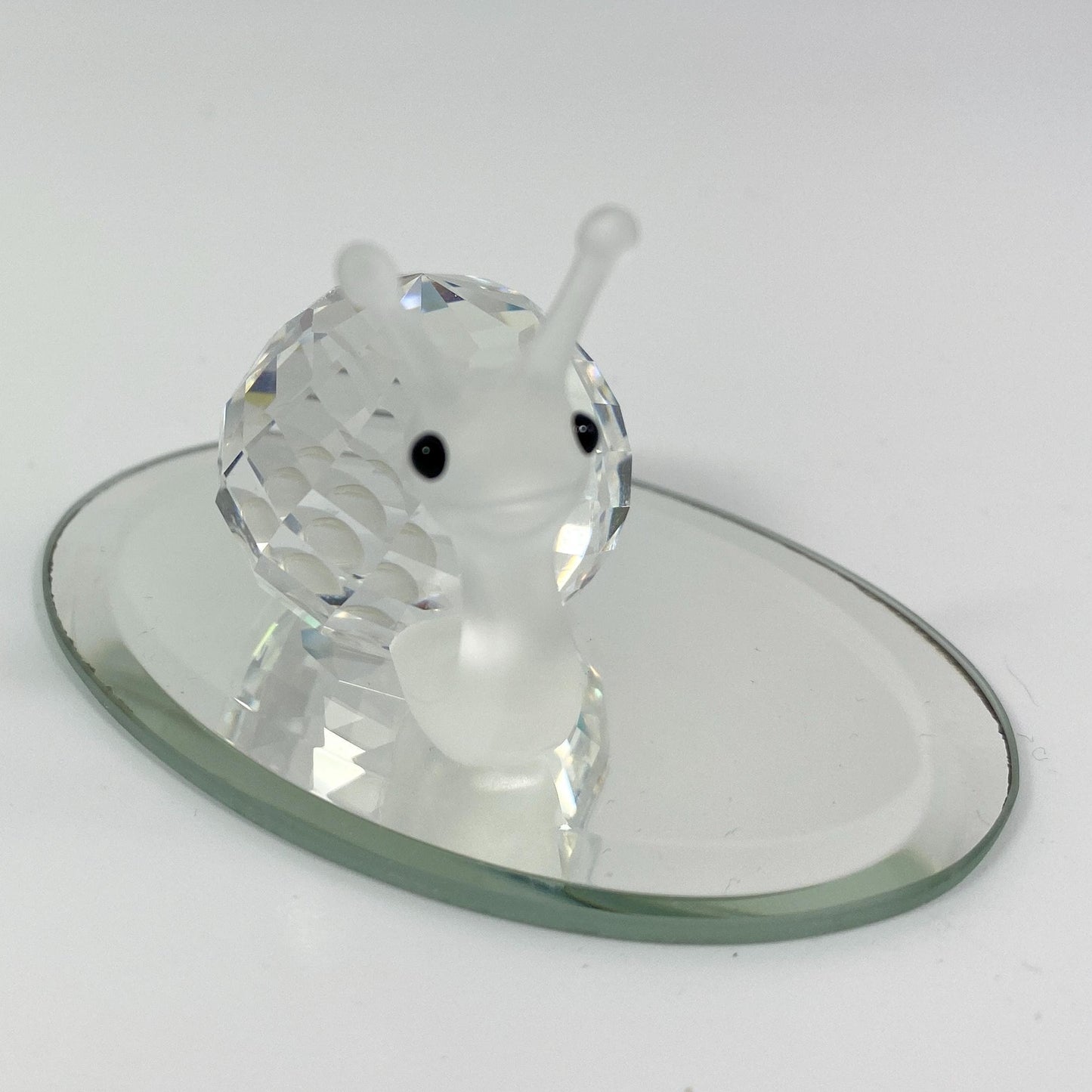 Swarovski  Crystal Smiling Snail with Original Box, Mirror and COA