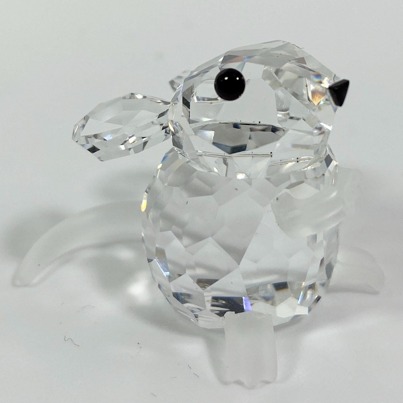 Swarovski Crystal In a Summer Meadow Small Field Mouse Figurine, Frosted, Box