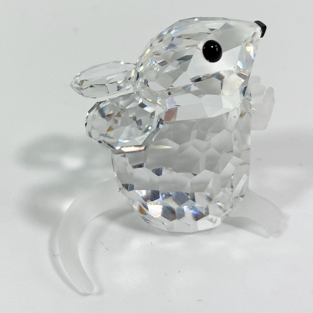 Swarovski Crystal In a Summer Meadow Small Field Mouse Figurine, Frosted, Box