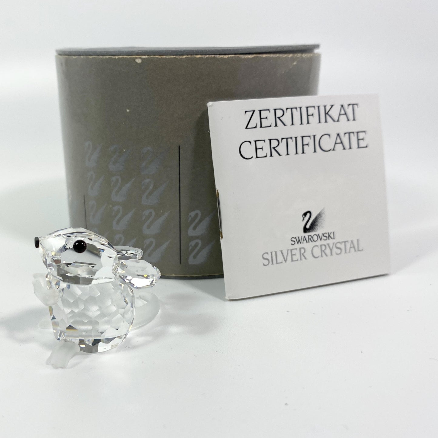 Swarovski Crystal In a Summer Meadow Small Field Mouse Figurine, Frosted, Box