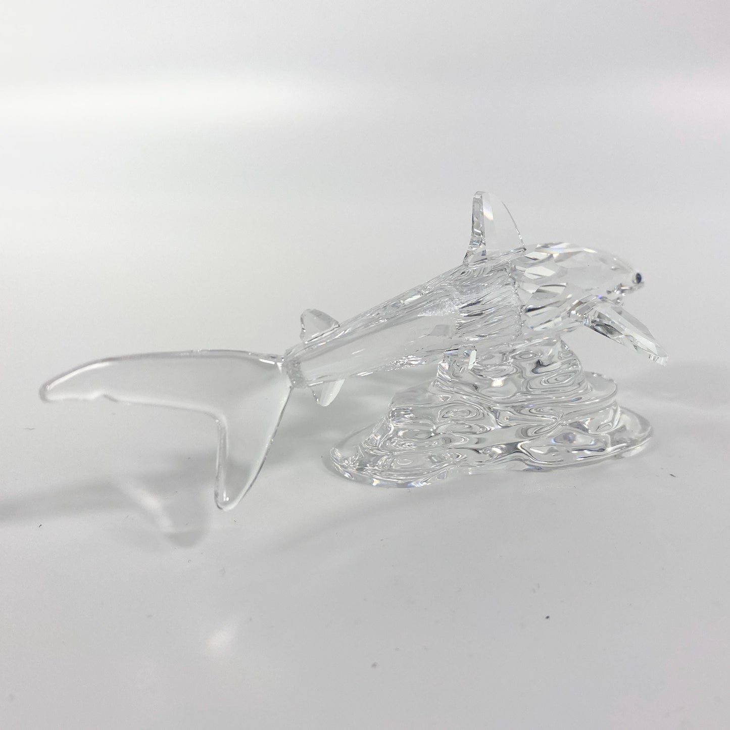 RARE !!! Swarovski Silver Crystal Shark 5 inches  Figurine with Box and CoA