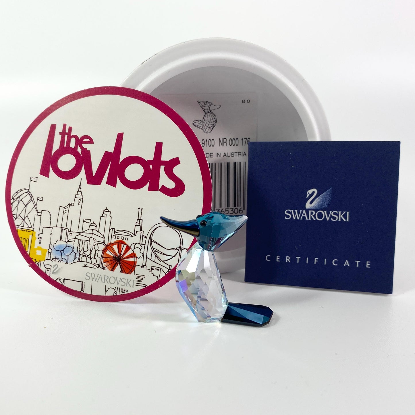 2010 Swarovski Crystal RETIRED Lovelot ZIGGY The Bird Figurine w/ Original Box!
