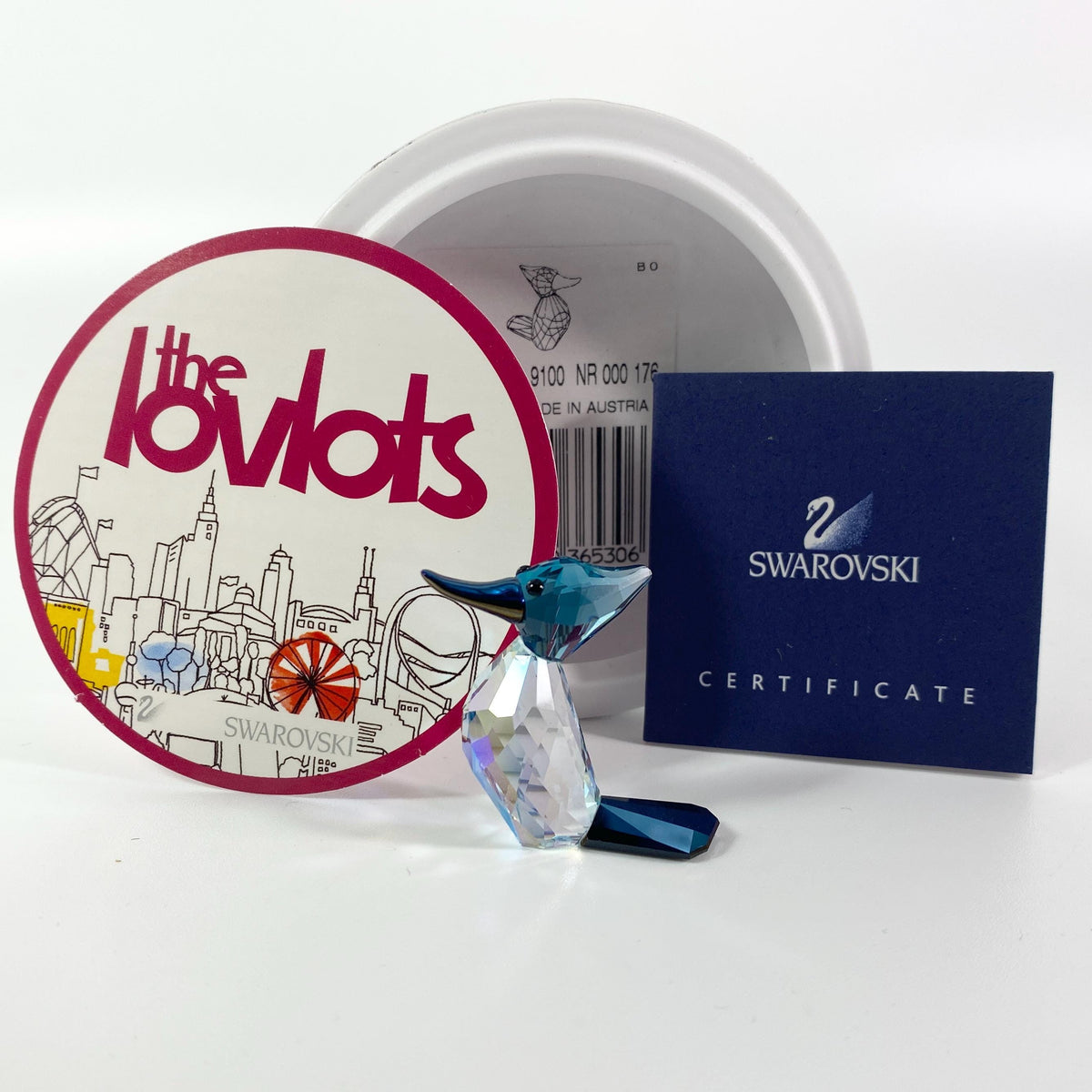 2010 Swarovski Crystal RETIRED Lovelot ZIGGY The Bird Figurine w/ Original Box!