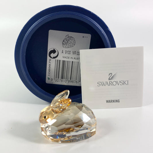 Swarovski Crystal Figurines - HARE GOLDEN SHADOW #1089876. Mint In Box.