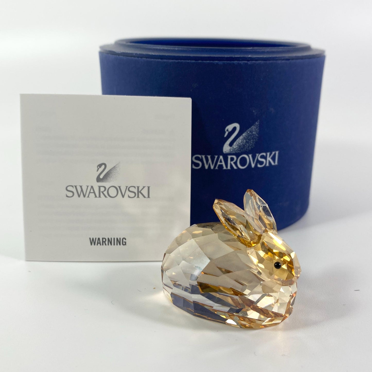 Swarovski Crystal Figurines - HARE GOLDEN SHADOW #1089876. Mint In Box.