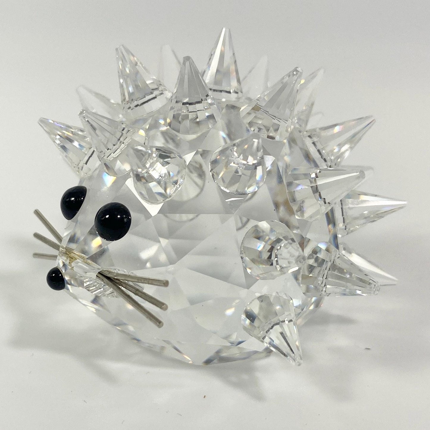 Swarovski silver Crystal small Hedgehog Retired with Box CoA