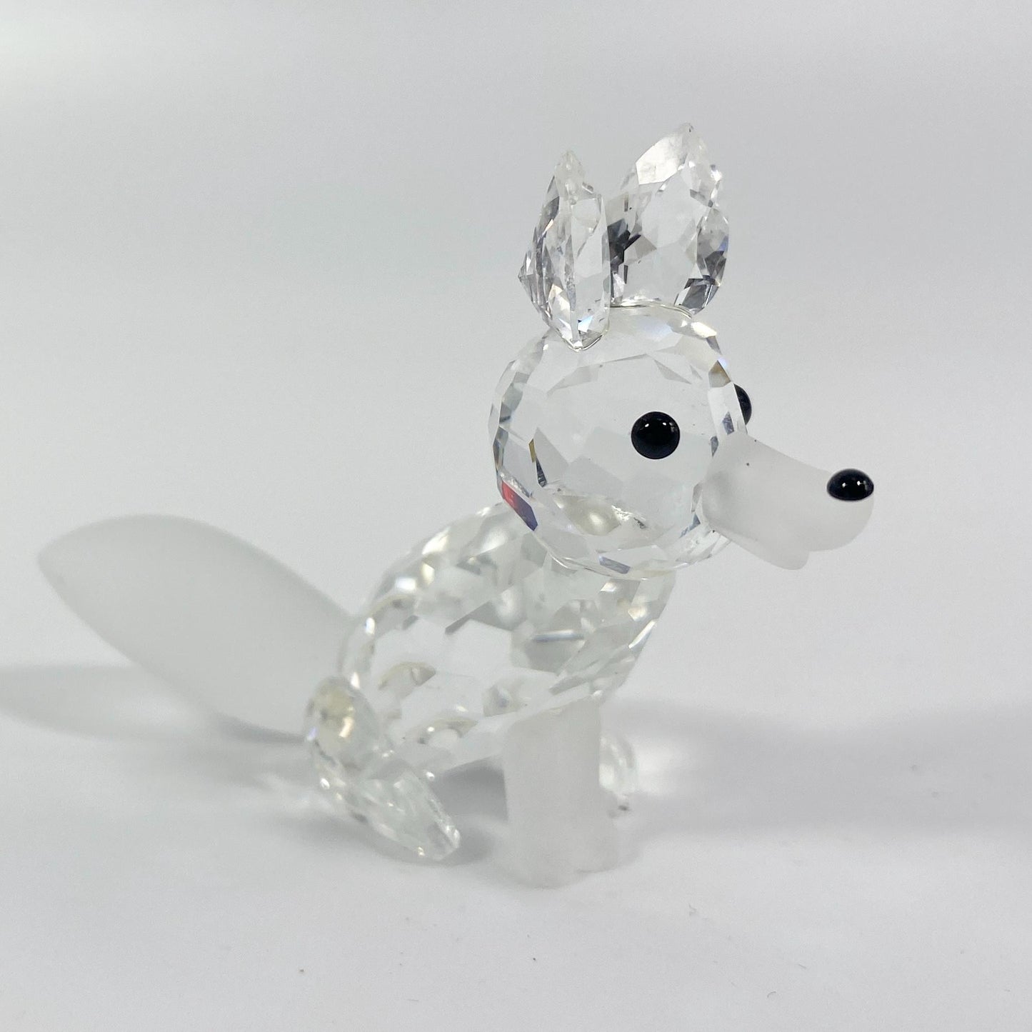 Swarovski Crystal “Woodland Friends”, Large Sitting Fox , Frosted with BOX