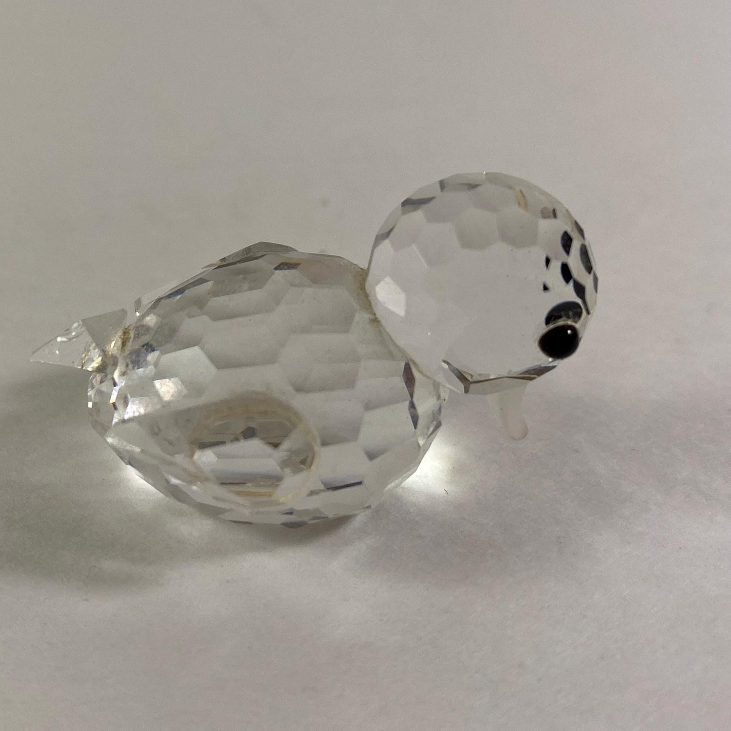 Swarovski Crystal Duck Figurine Mini Quacking Duckling  7660 NR 040 000 with Box