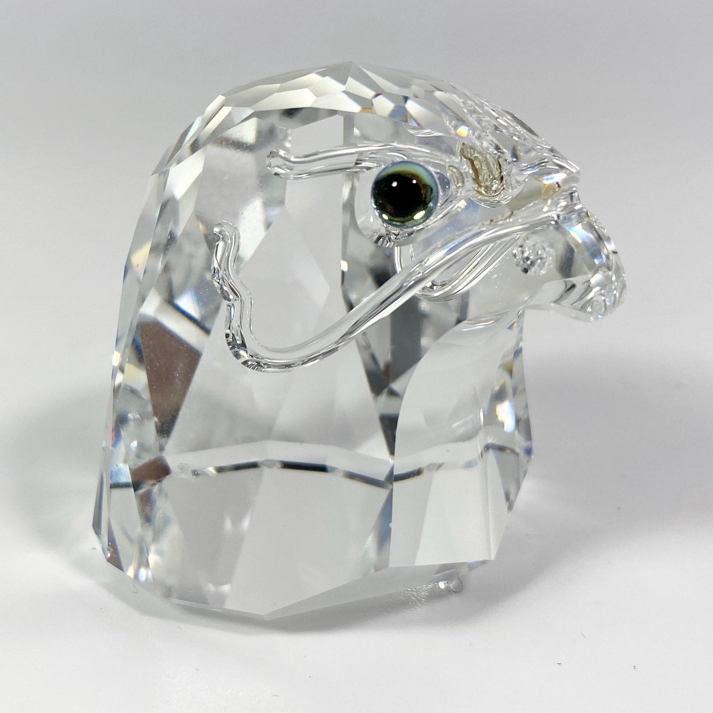 Swarovski Silver Crystal Large 2.5 inches Owl Woodland Friends With Box & COA
