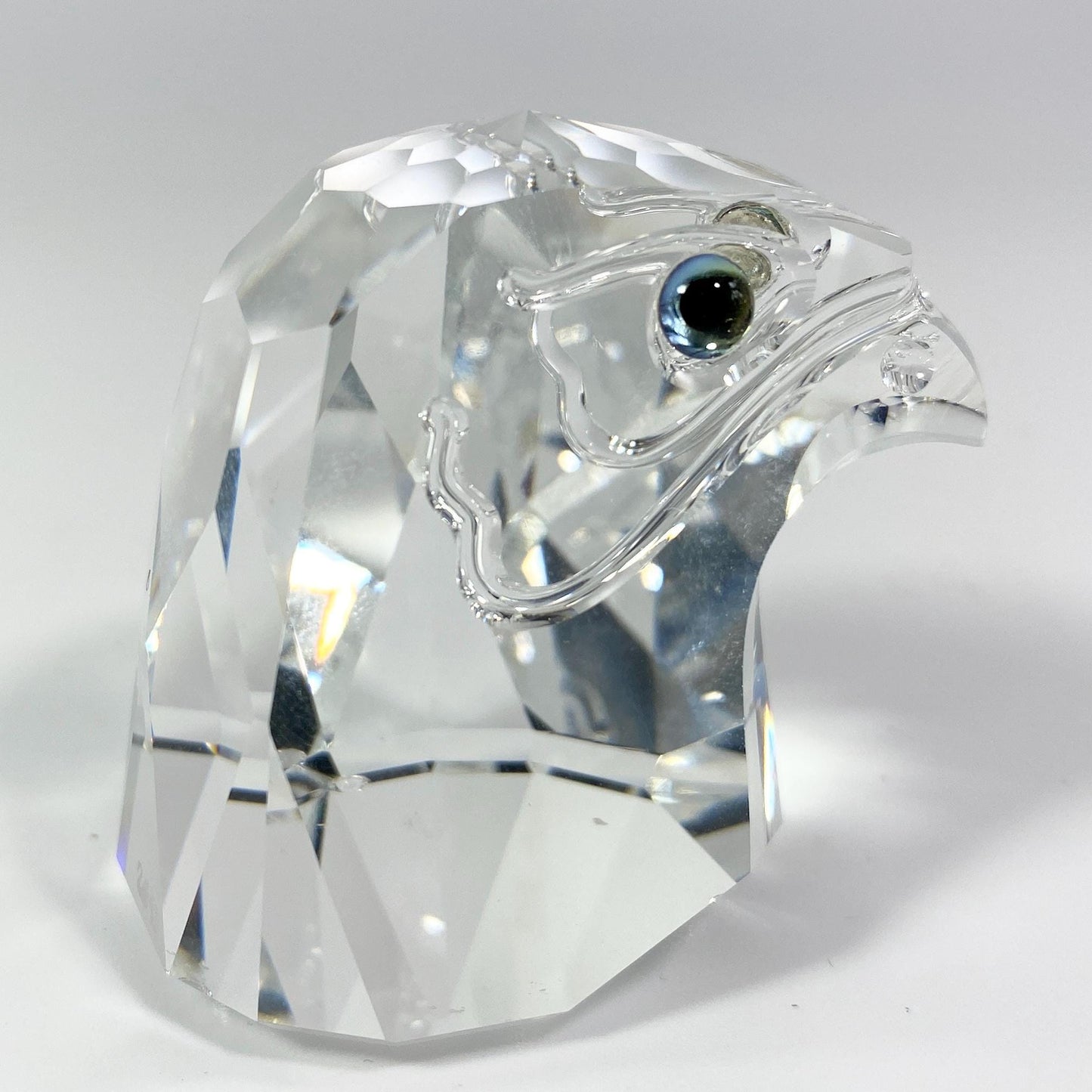 Swarovski Silver Crystal Large 2.5 inches Owl Woodland Friends With Box & COA