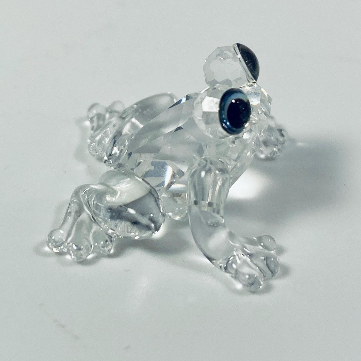 Swarovski Frog Figurine with Box and Certificate A7642 NR000001