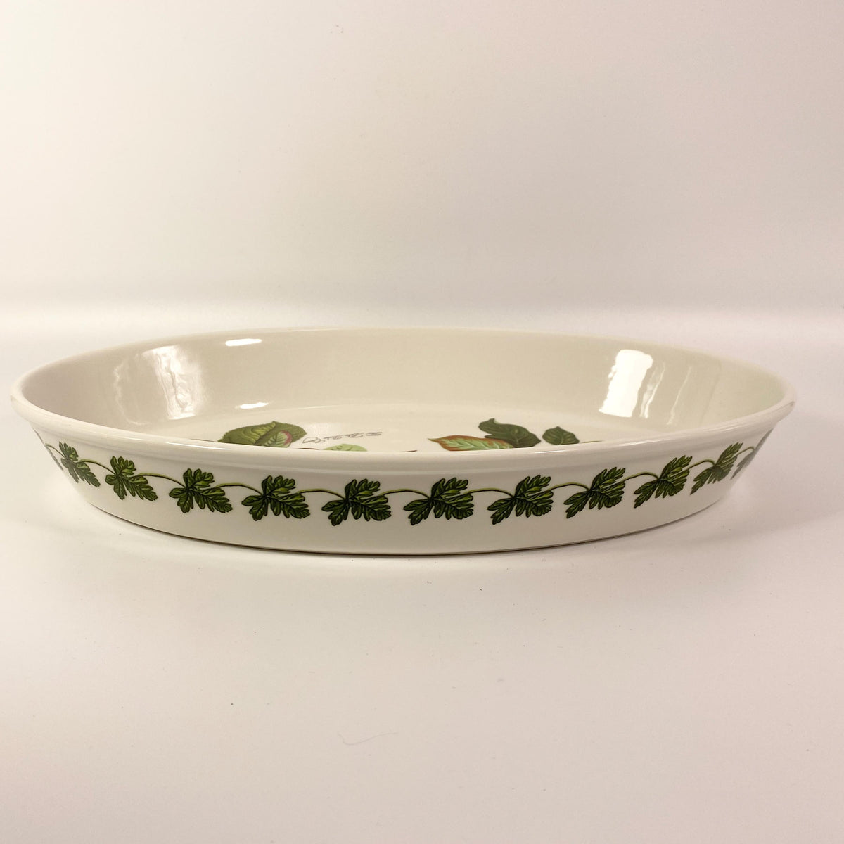 Portmeirion Pomona RARE Pear & Cherry  oval baking dish/platter  PLATTER 14”