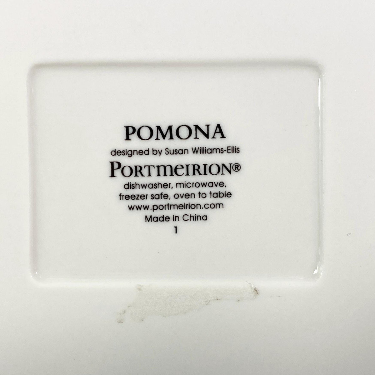 Portmeirion Pomona The Hoary Morning Apple Ceramic Rectangular Baking Dish