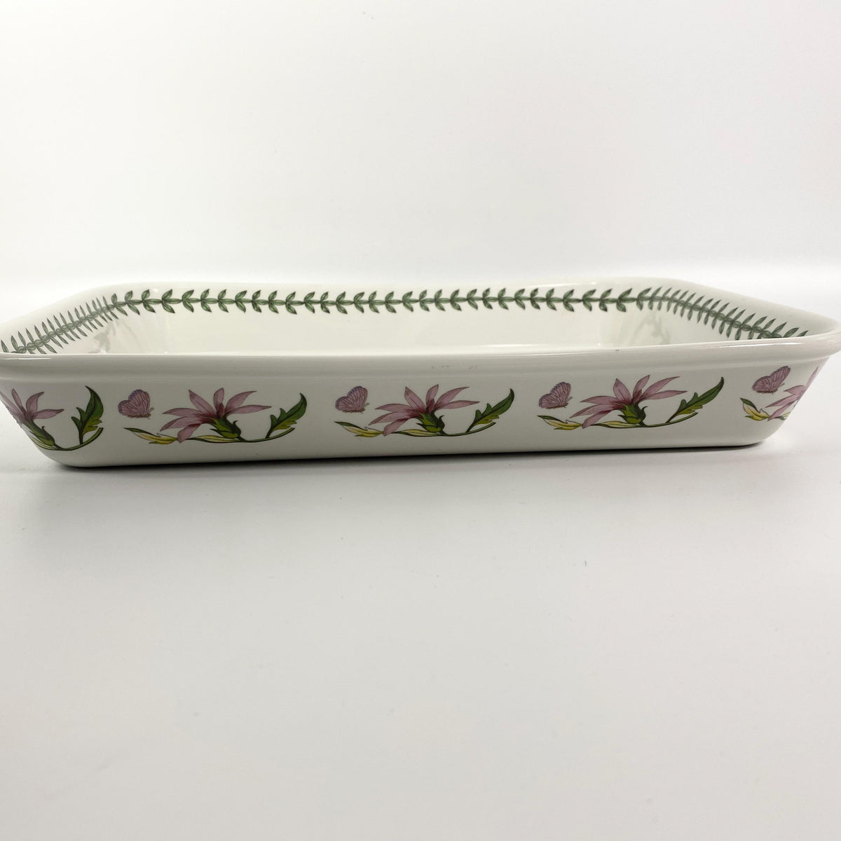 Portmeirion Botanic Garden Clematis Florida Lasagna Baker Baking Dish 14”