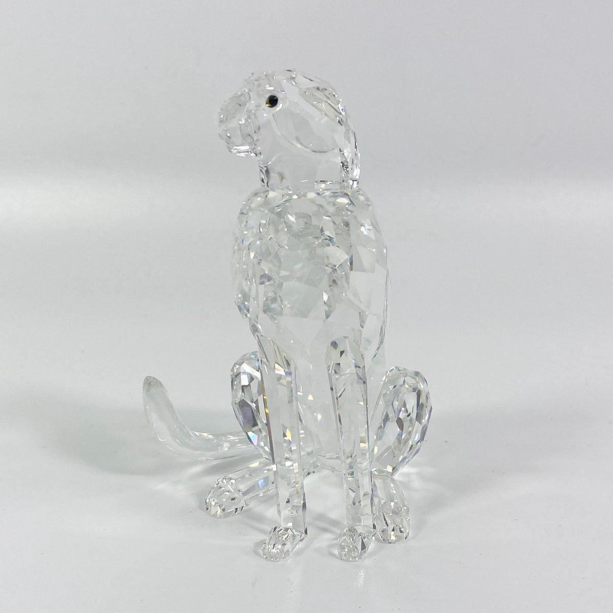 Swarovski Crystal CHEETAH #183225 African Wildlife 3.75” Tall Figurine With Box