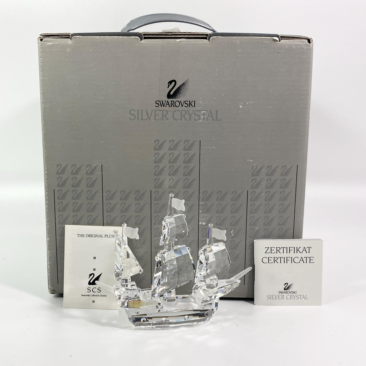 Swarovski Crystal "Santa Maria" Ship Figurine (7473/162882) Original Box