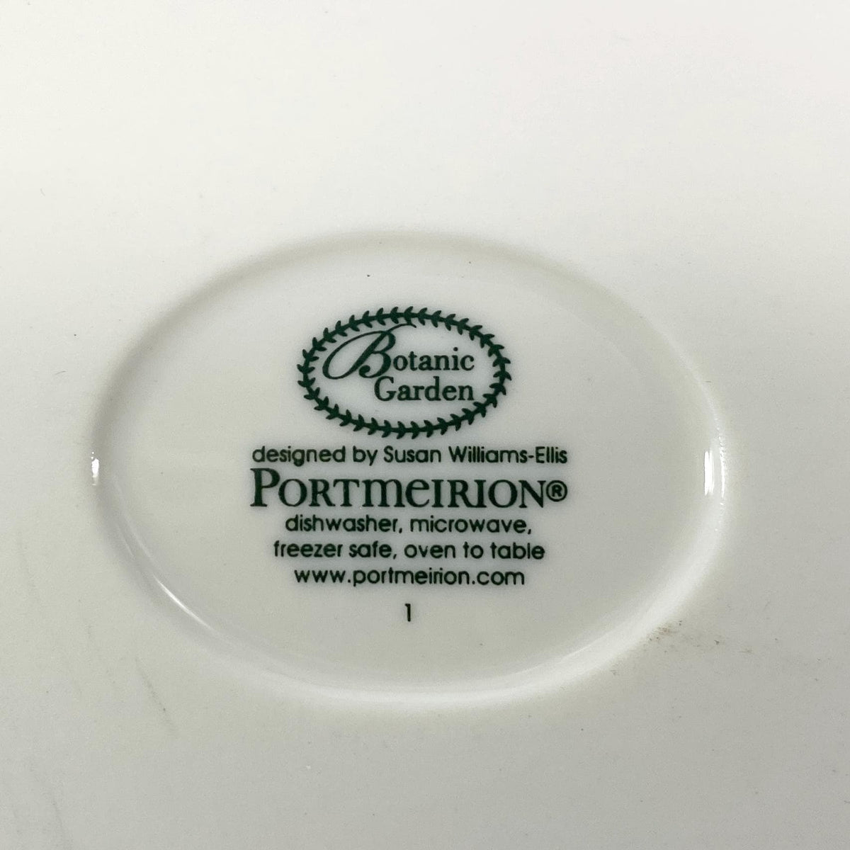Portmeirion Botanic Garden Oval Baking Dish 11" Belladonna Lily