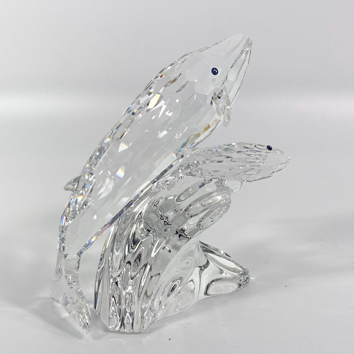 Swarovski Crystal “Care For Me” The Whales #164614 Retired - Original Box W/COA