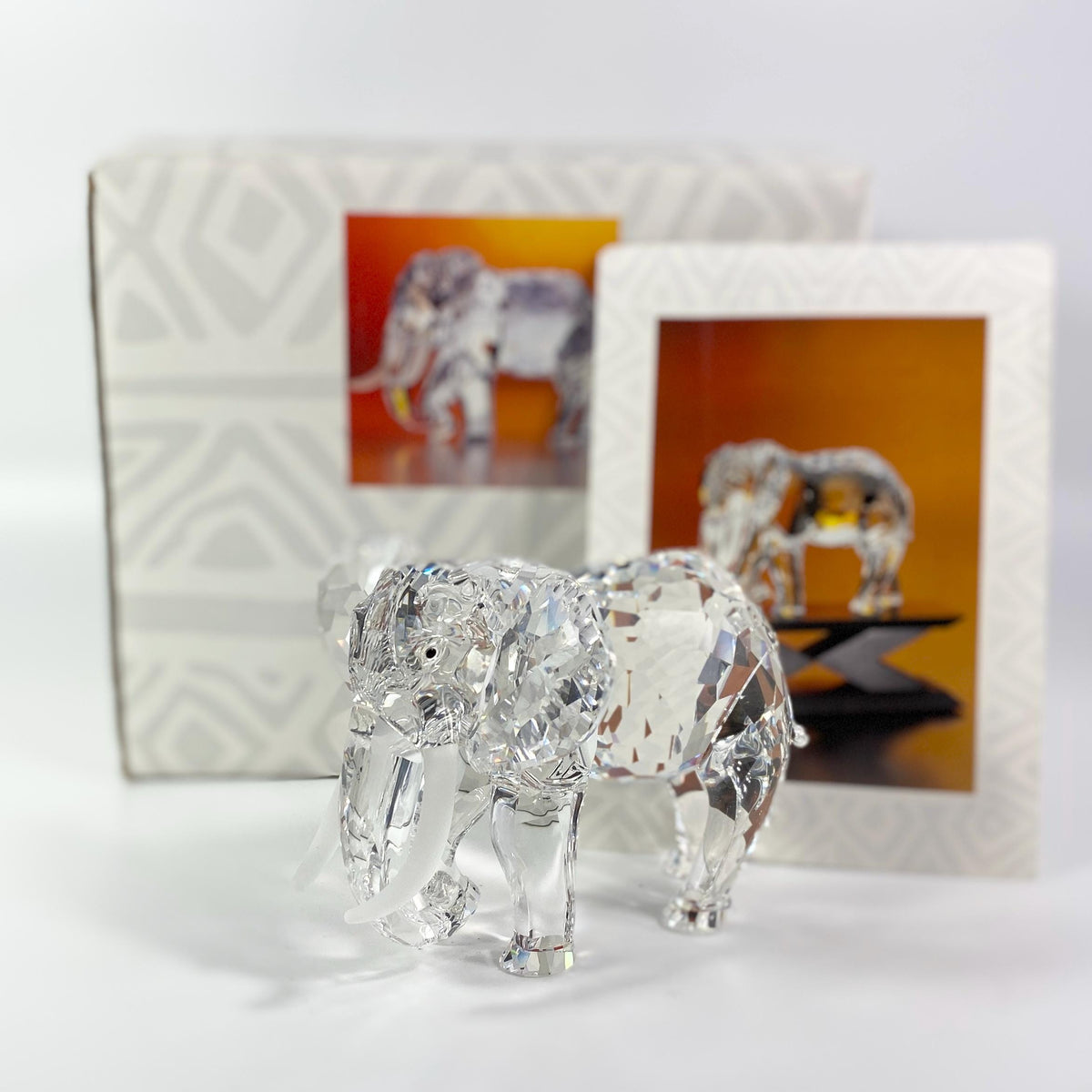 Swarovski Crystal Inspiration Africa Kudo Lion Elephant Retired Rare CoA & Boxes