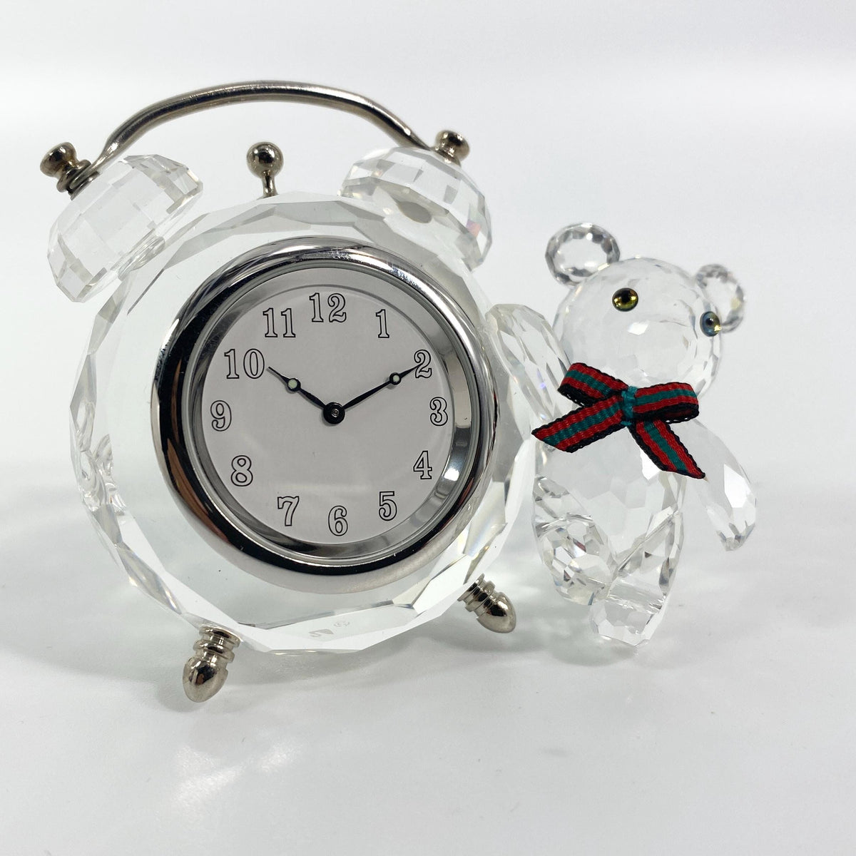Swarovski crystal Kris Bear table clock (212687) , CoA Box original packaging-