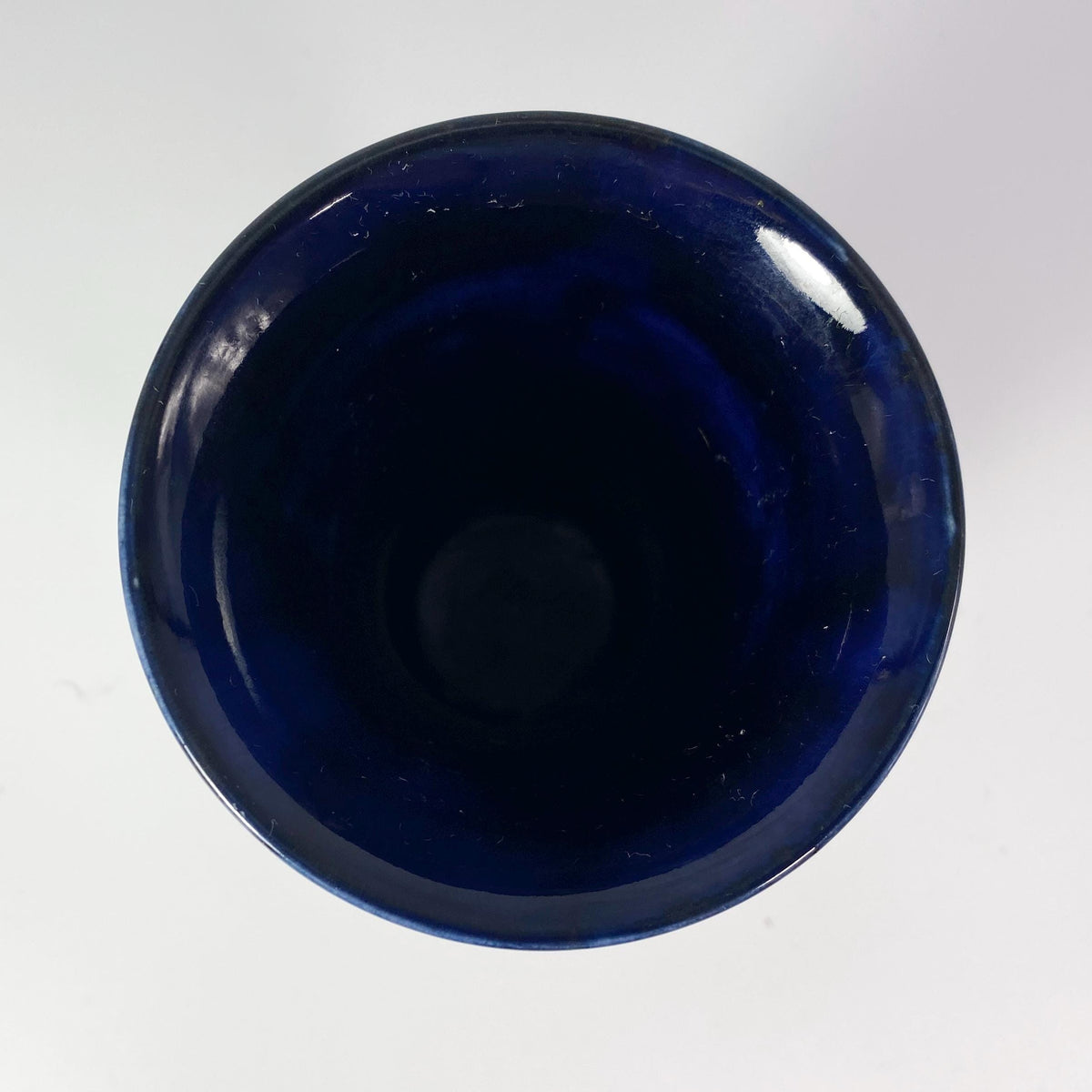 Walter Moorcroft Anemone Trumpet Vase Cobalt Blue England